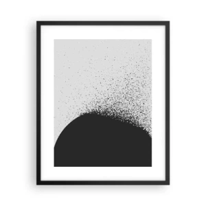 Plakat i sort ramme - Partikelbevægelse - 40x50 cm