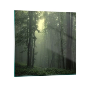 Billede på glas - Før han vågner op - 40x40 cm