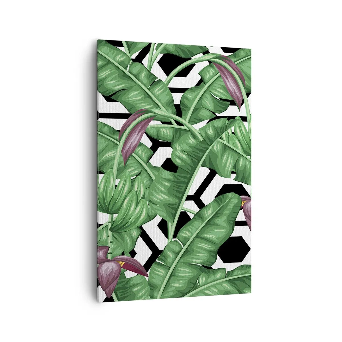 Lærredstryk - Billede på lærred - Symmetrisk komposition fra naturen - 80x120 cm