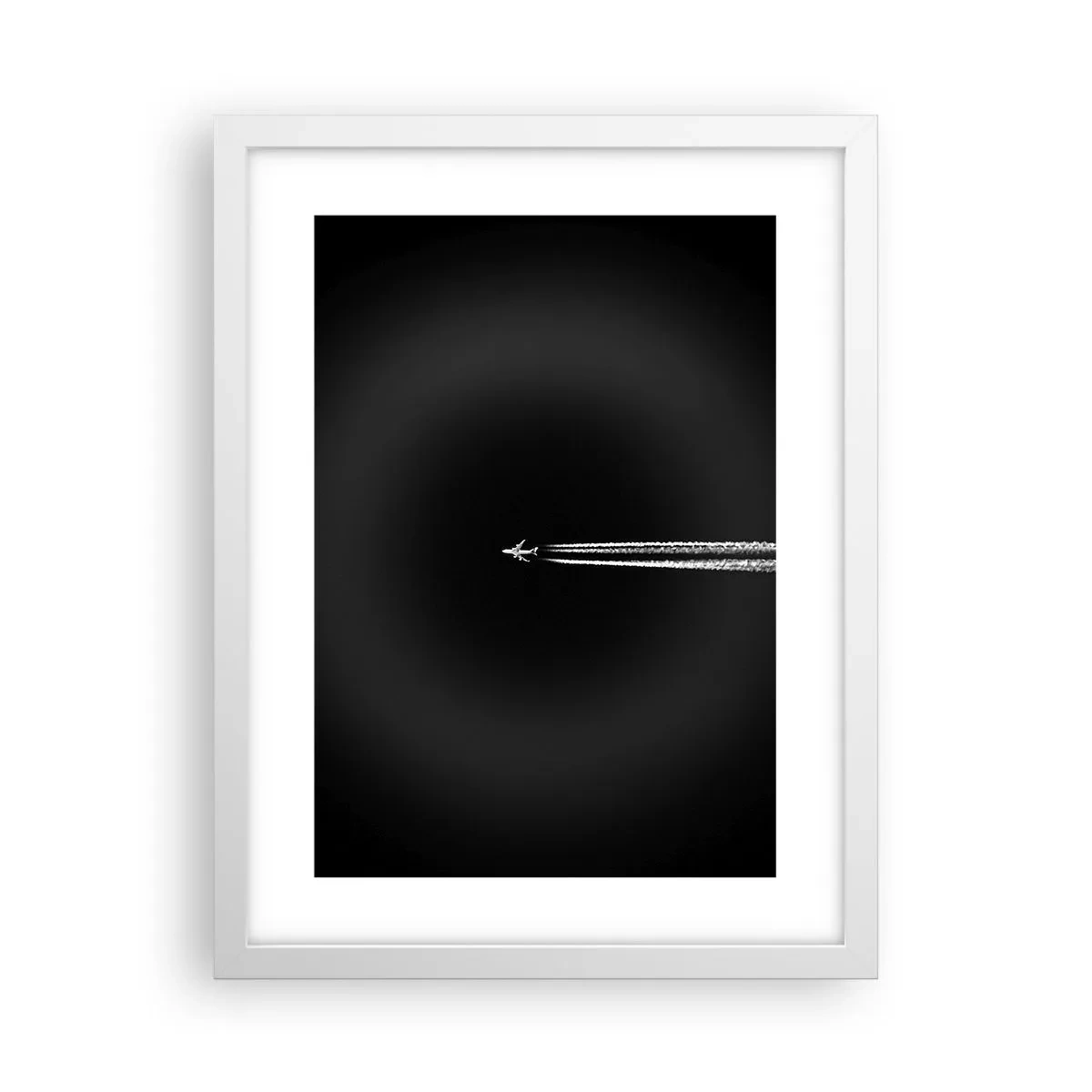 Plakat i hvid ramme - Ind i en anden dimension - 30x40 cm