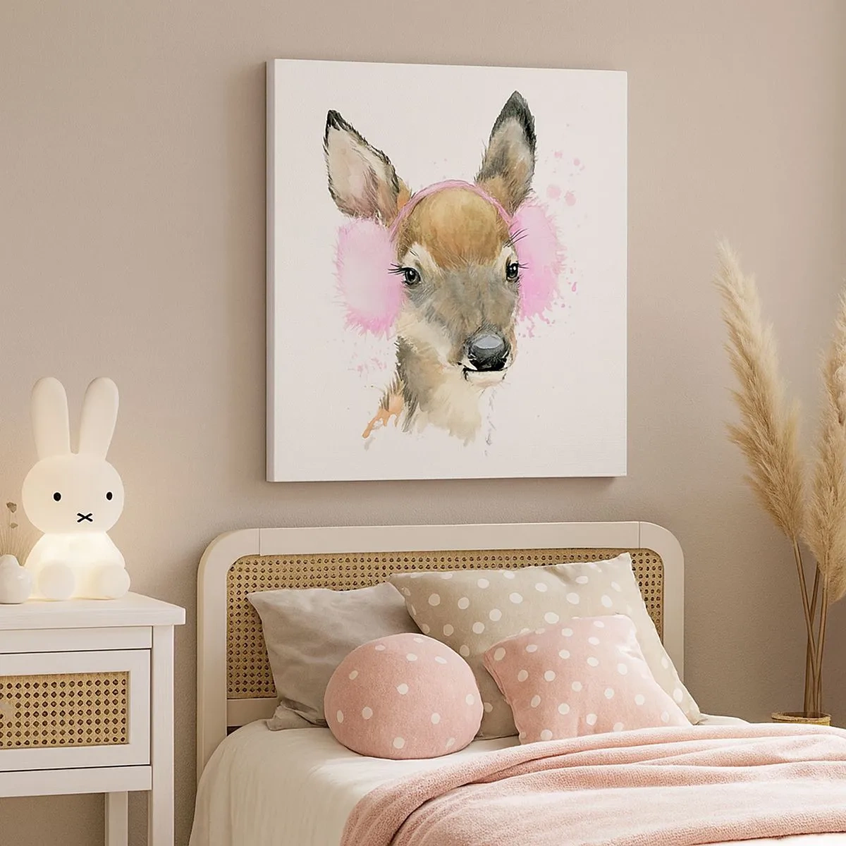 Lærredstryk - Billede på lærred - Og frosten er ikke længere skræmmende - 30x30 cm