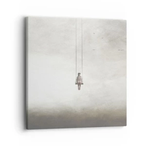 Lærredstryk - Billede på lærred - Barnet i os selv - 40x40 cm