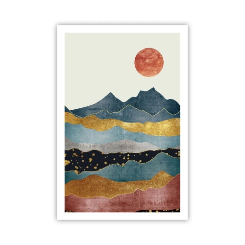 Plakat - Et tværsnit af verden - 61x91 cm