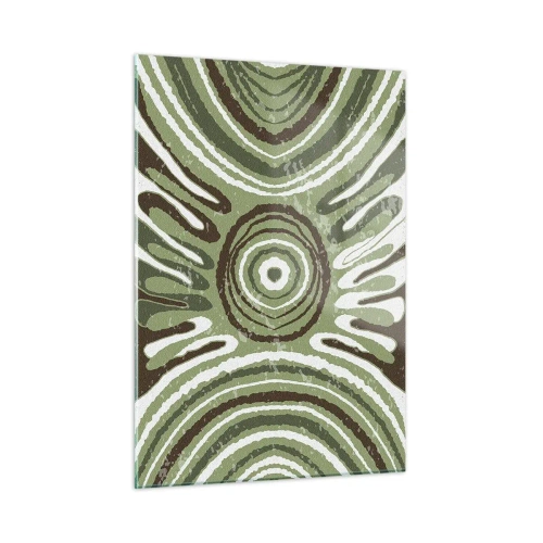 Billede på glas - Eksplosion af følelser - 50x70 cm