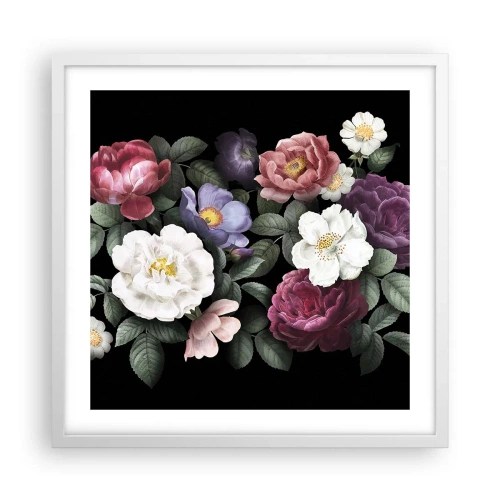 Plakat i hvid ramme - Fra en engelsk have - 50x50 cm