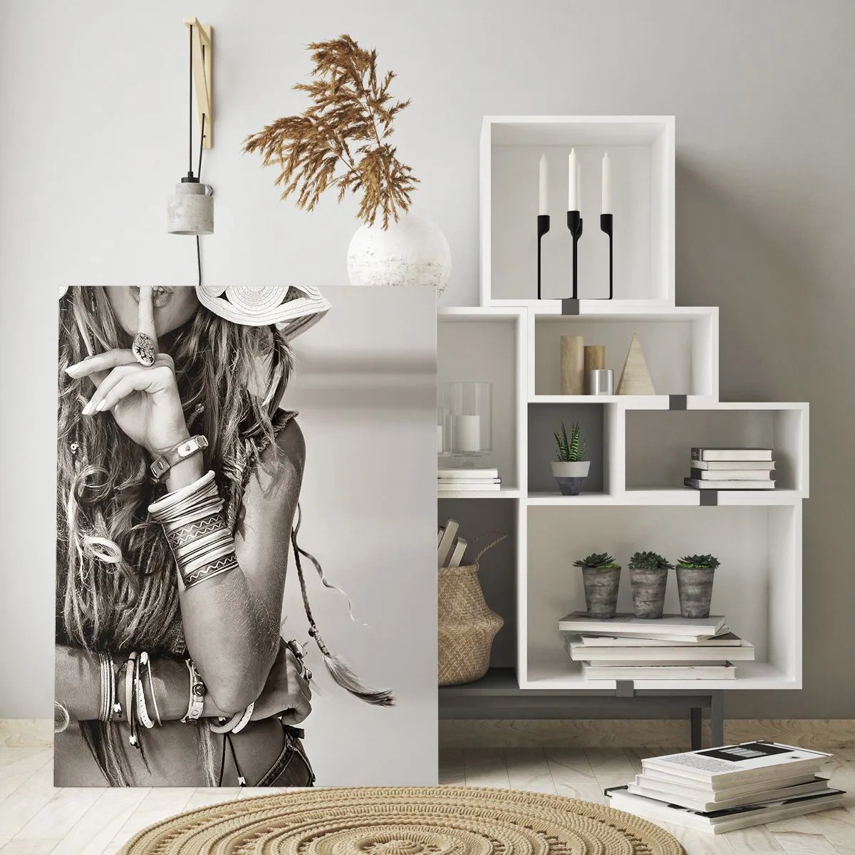 Billede på glas - Som en pige - 70x100 cm