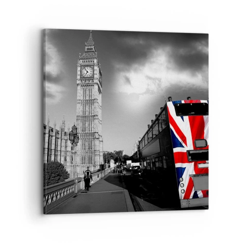 Lærredstryk - Billede på lærred - Stolt og stor - 70x70 cm