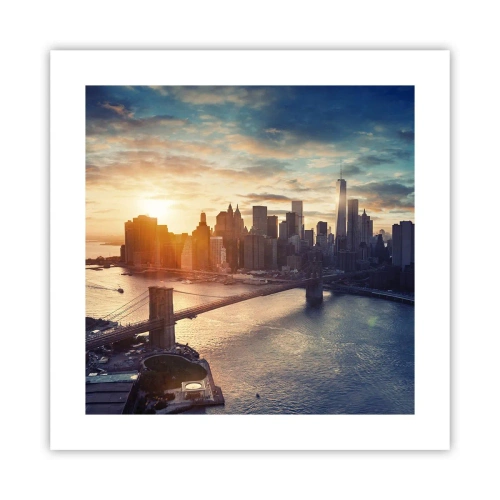 Plakat - Et monument til vestlig kultur - 40x40 cm