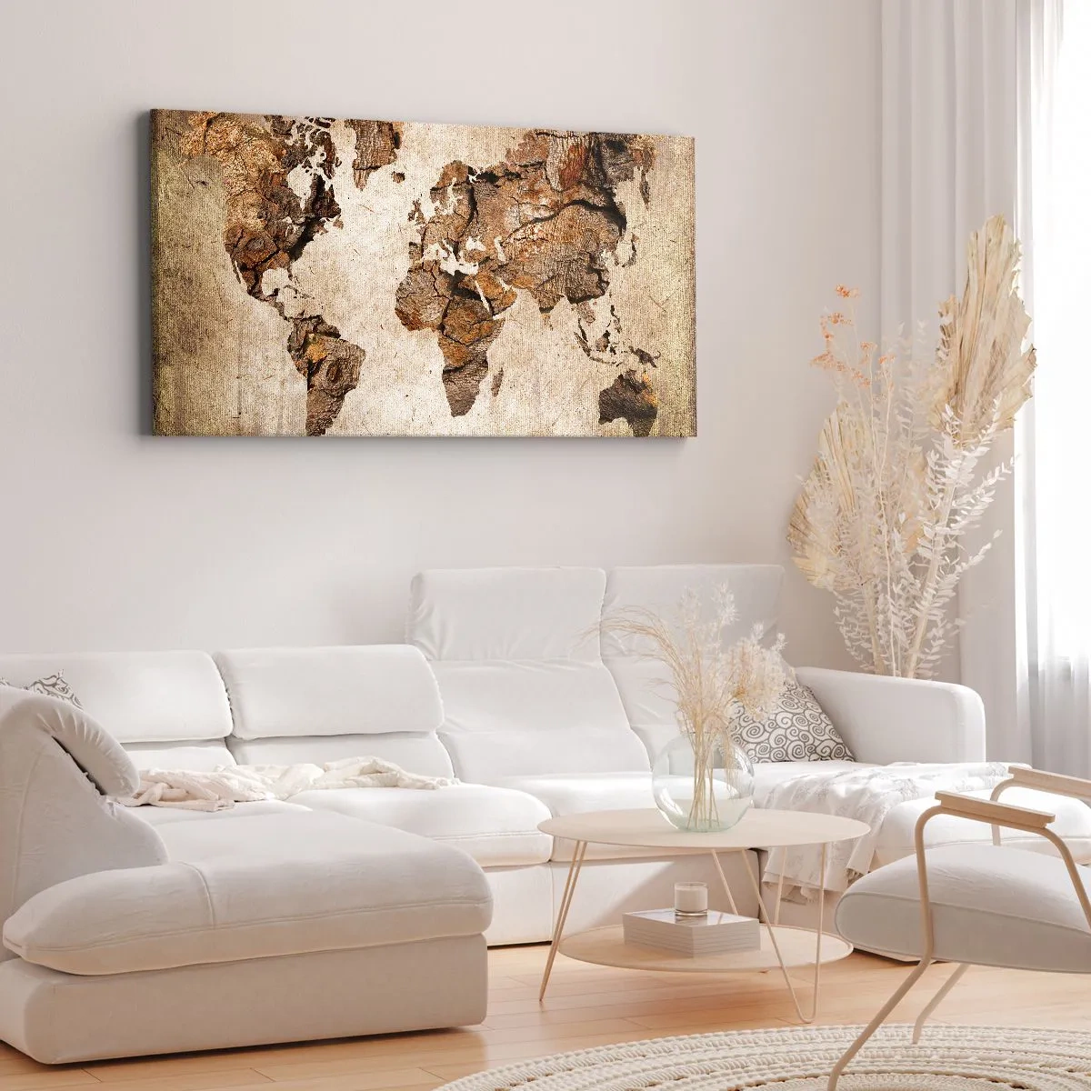 Lærredstryk - Billede på lærred - Opdagelse af verden - 160x50 cm
