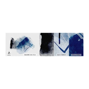 Prøve Fototapet Selvklæbende Deluxe Sticker - Isbjerg - Abstraktion, Stykke, Moderne kunst - 100x30 cm
