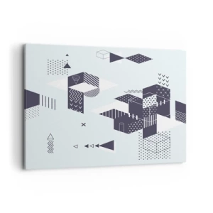 Lærredstryk - Billede på lærred - I matematikkens sjæl - 120x80 cm