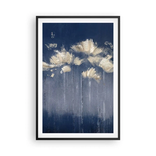 Plakat i sort ramme - Som kronblade i vinden - 61x91 cm