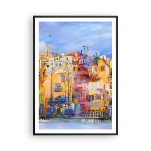 Plakat i sort ramme - Vi er sammen - 70x100 cm