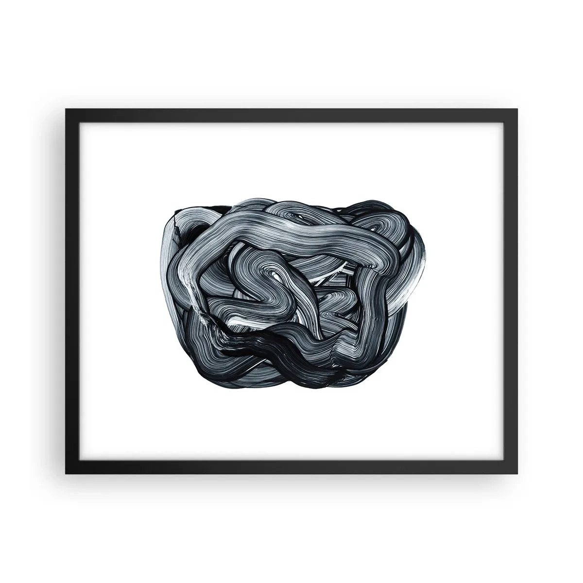 Plakat i sort ramme - Så enkelt er det ikke - 50x40 cm