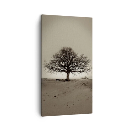 Lærredstryk - Billede på lærred - Herfra og til evigheden - 45x80 cm