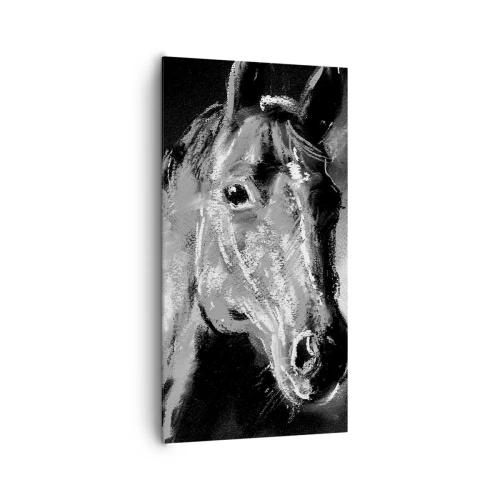 Lærredstryk - Billede på lærred - Skinnende en ædel sjæl - 65x120 cm