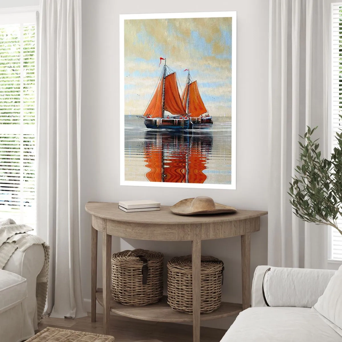 Plakat - Hey, sejl, sømand.... - 40x50 cm