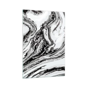 Billede på glas - I begyndelsen var det kaos - 70x100 cm