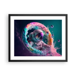 Plakat i sort ramme - Stjerneport - 50x40 cm