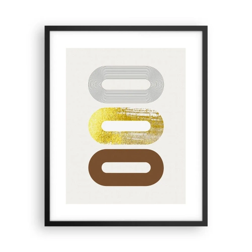 Plakat i sort ramme - Åhhh! - 40x50 cm
