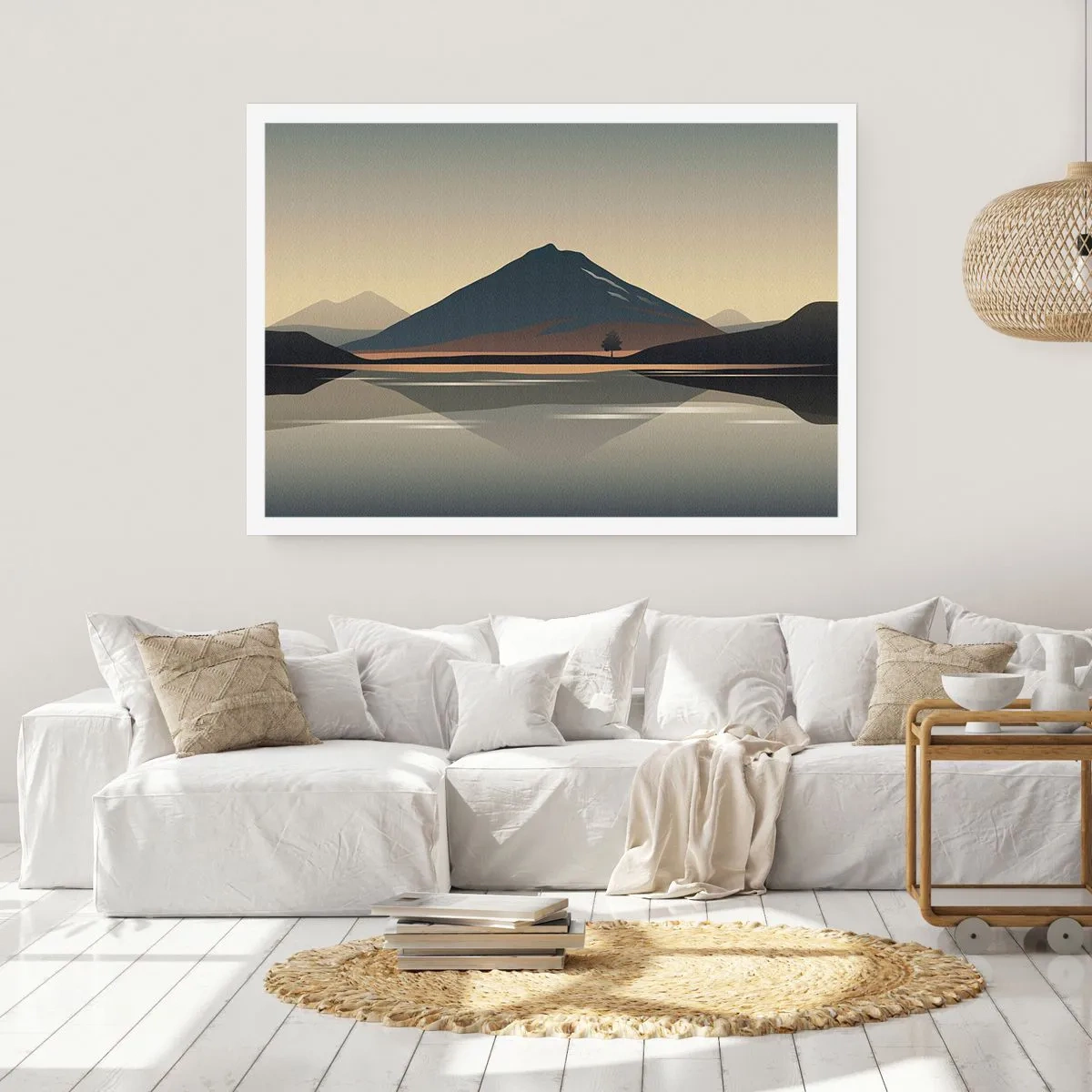 Plakat - Spejlrefleksion - 100x70 cm