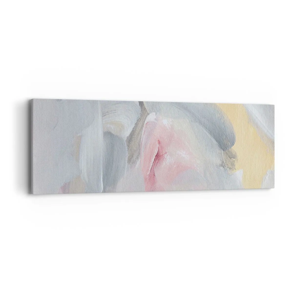 Lærredstryk - Billede på lærred - I en pastelfarvet verden - 90x30 cm