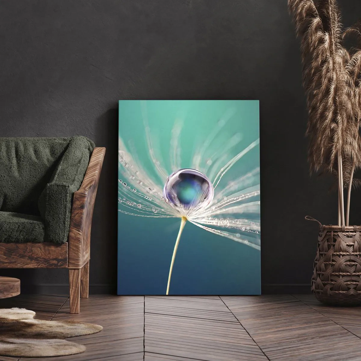 Lærredstryk - Billede på lærred - Mystisk øjeblik - 50x70 cm