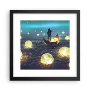 Plakat i sort ramme - Ting, som filosoffer aldrig har drømt om - 30x30 cm