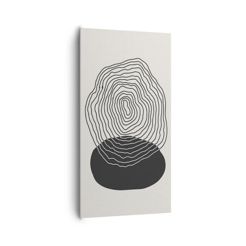 Lærredstryk - Billede på lærred - Varighed og vibration - 65x120 cm