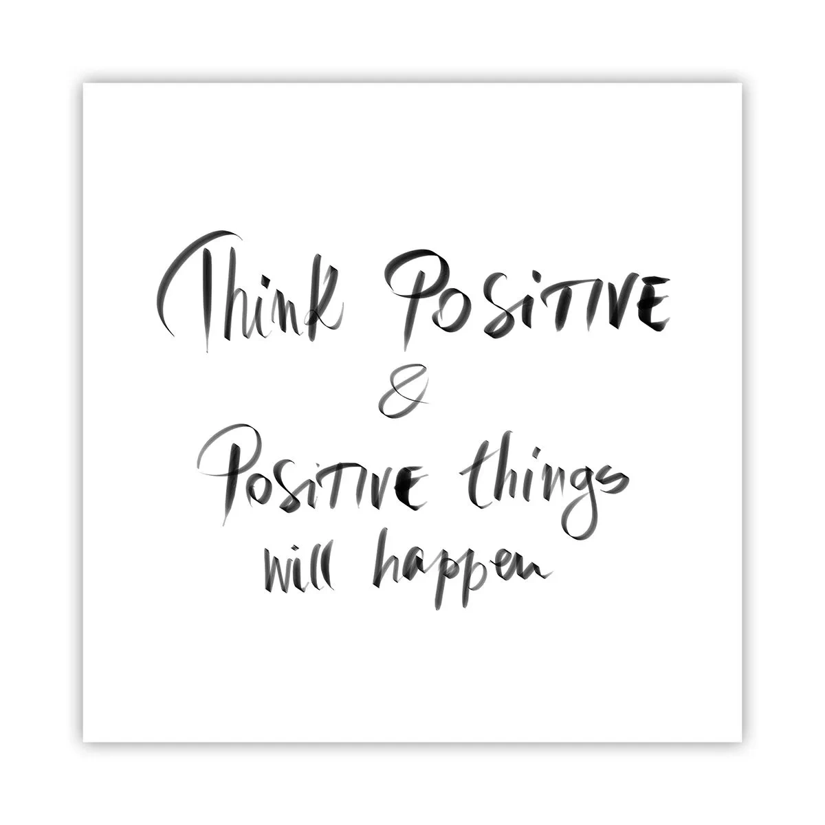 Plakat - Hvordan skal man leve? - 60x60 cm