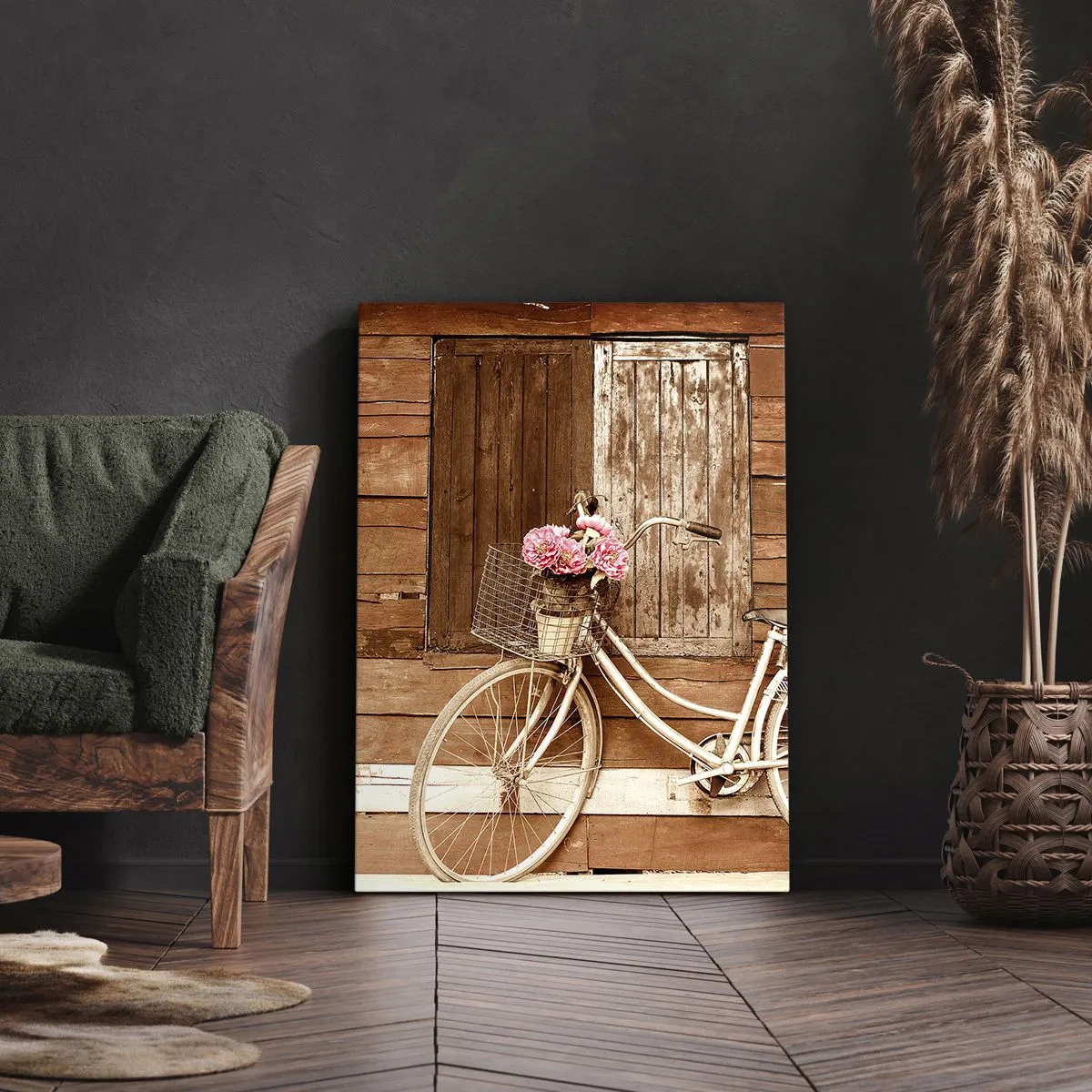 Lærredstryk - Billede på lærred - Jeg vender tilbage om lidt - 70x100 cm