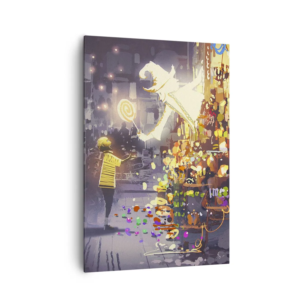 Lærredstryk - Billede på lærred - Hekseri eksisterer - 70x100 cm