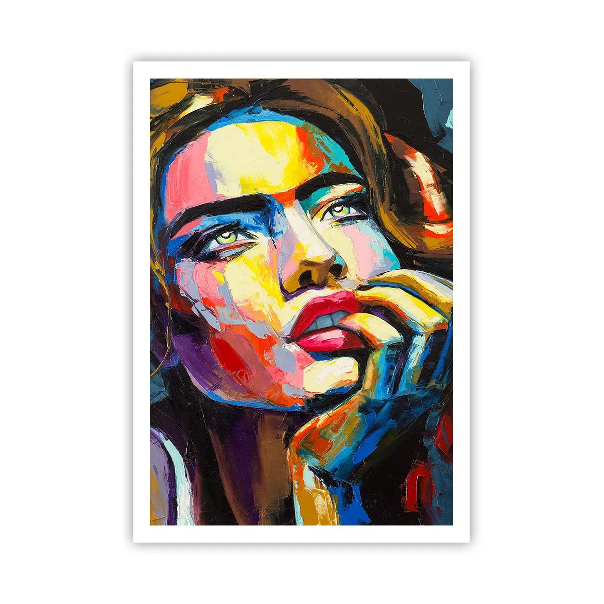 Plakat - Drømme som fugle svæver gennem himlen - 70x100 cm