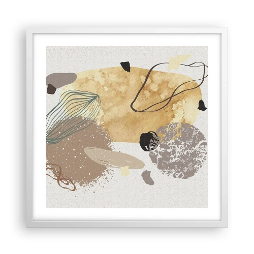 Plakat i hvid ramme - Anvendt plumkologi - 50x50 cm