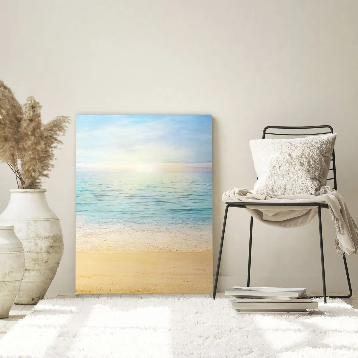 Billede på glas - Det store blå - 70x100 cm