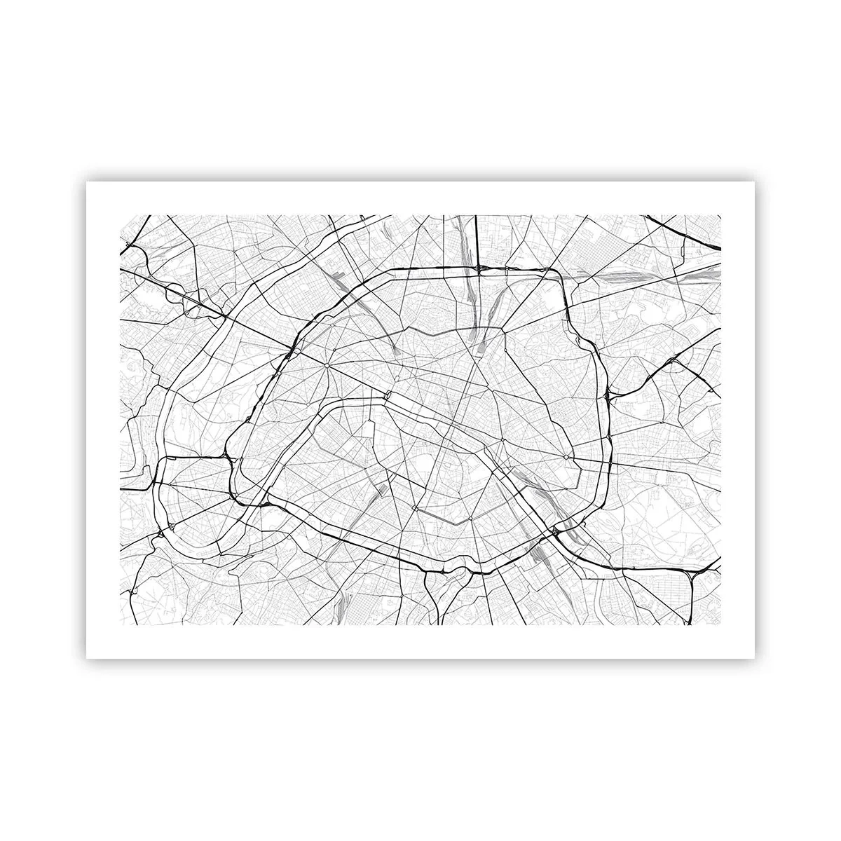 Plakat - Paris' blomst - 70x50 cm