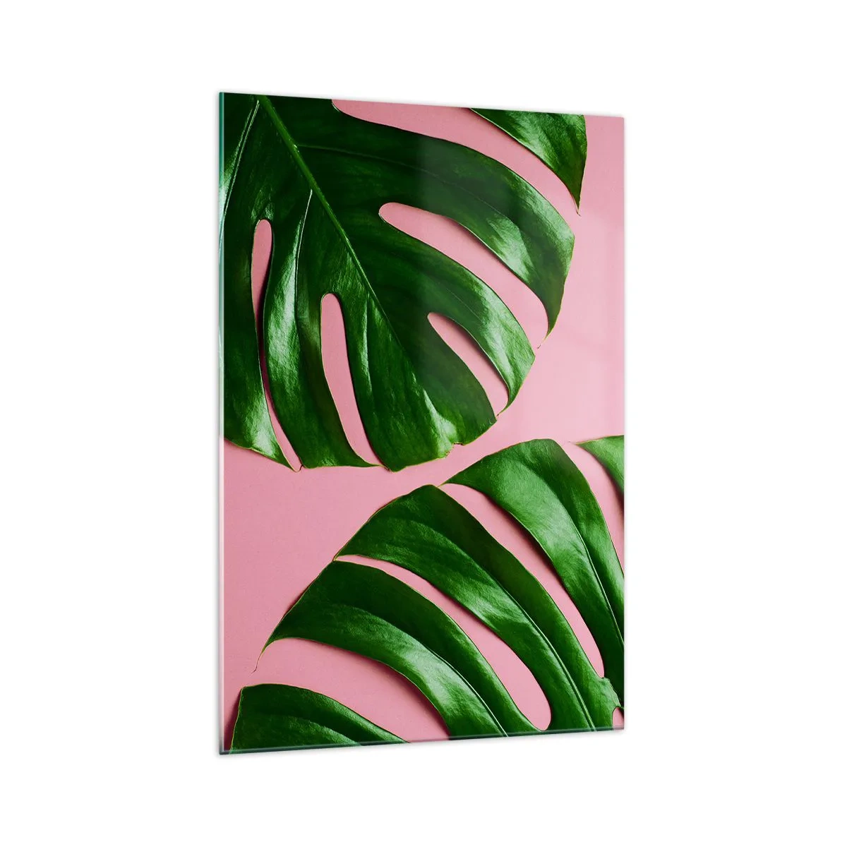 Billede på glas - Grønt rendez-vous - 70x100 cm