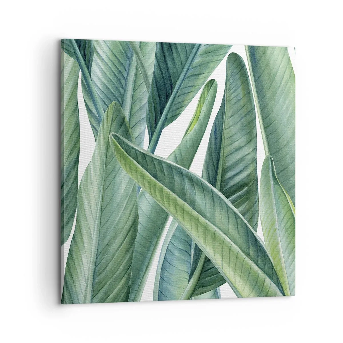 Lærredstryk - Billede på lærred - Det grønne i sig selv - 60x60 cm