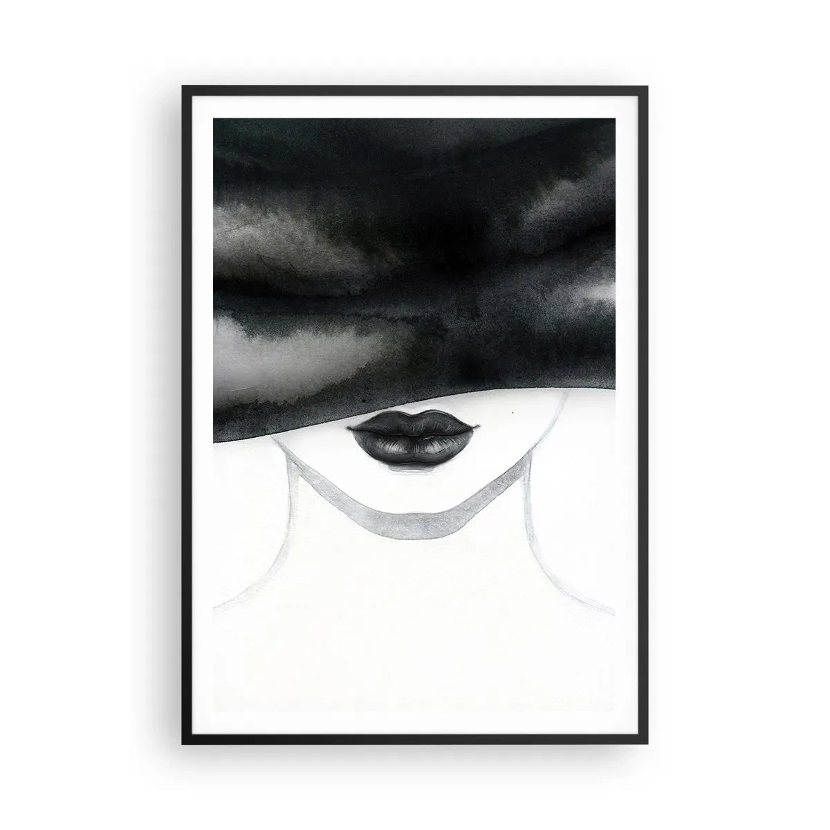 Plakat i sort ramme - Et sensuelt mysterium - 70x100 cm