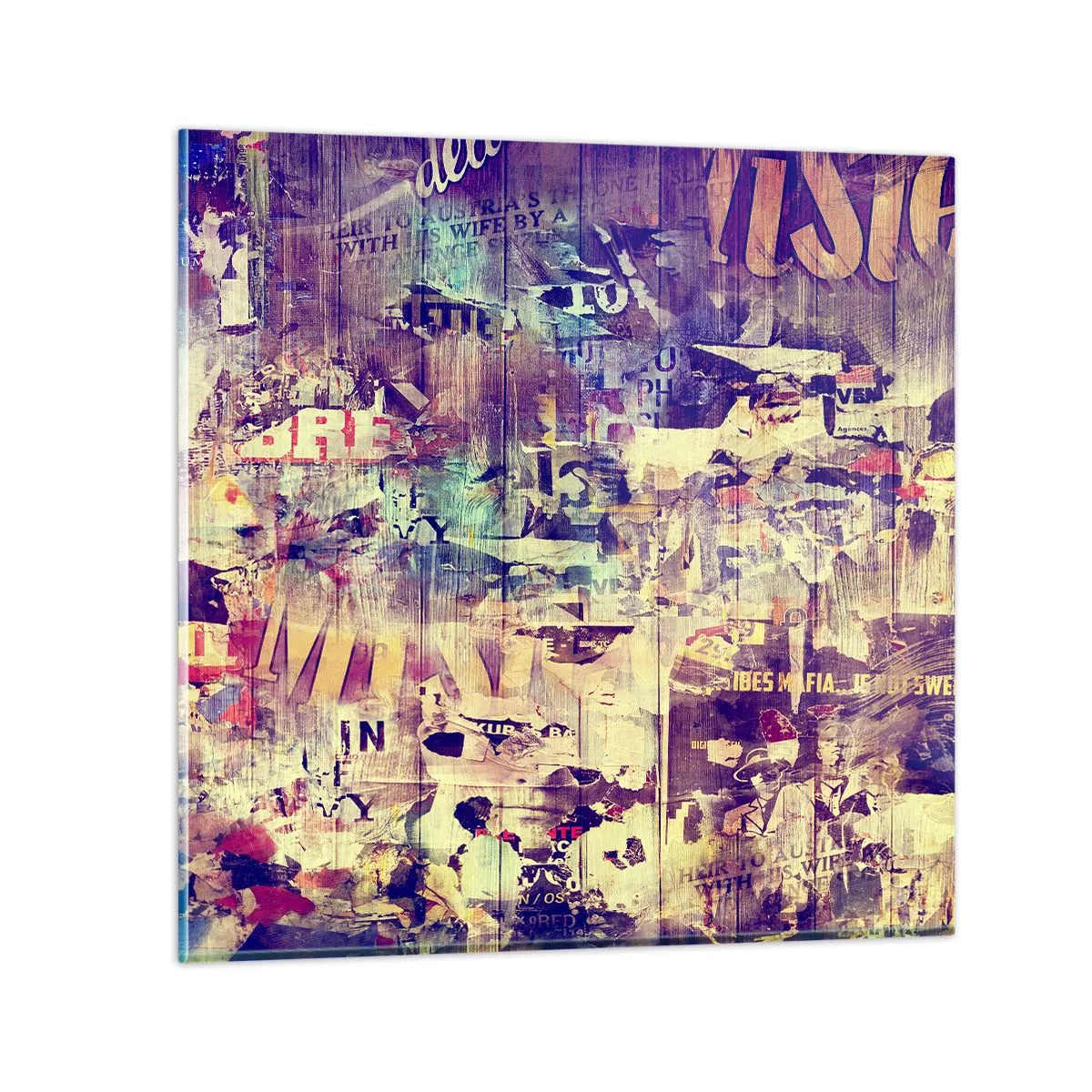 Billede på glas - Og det er alt, hvad der vil være tilbage - 60x60 cm