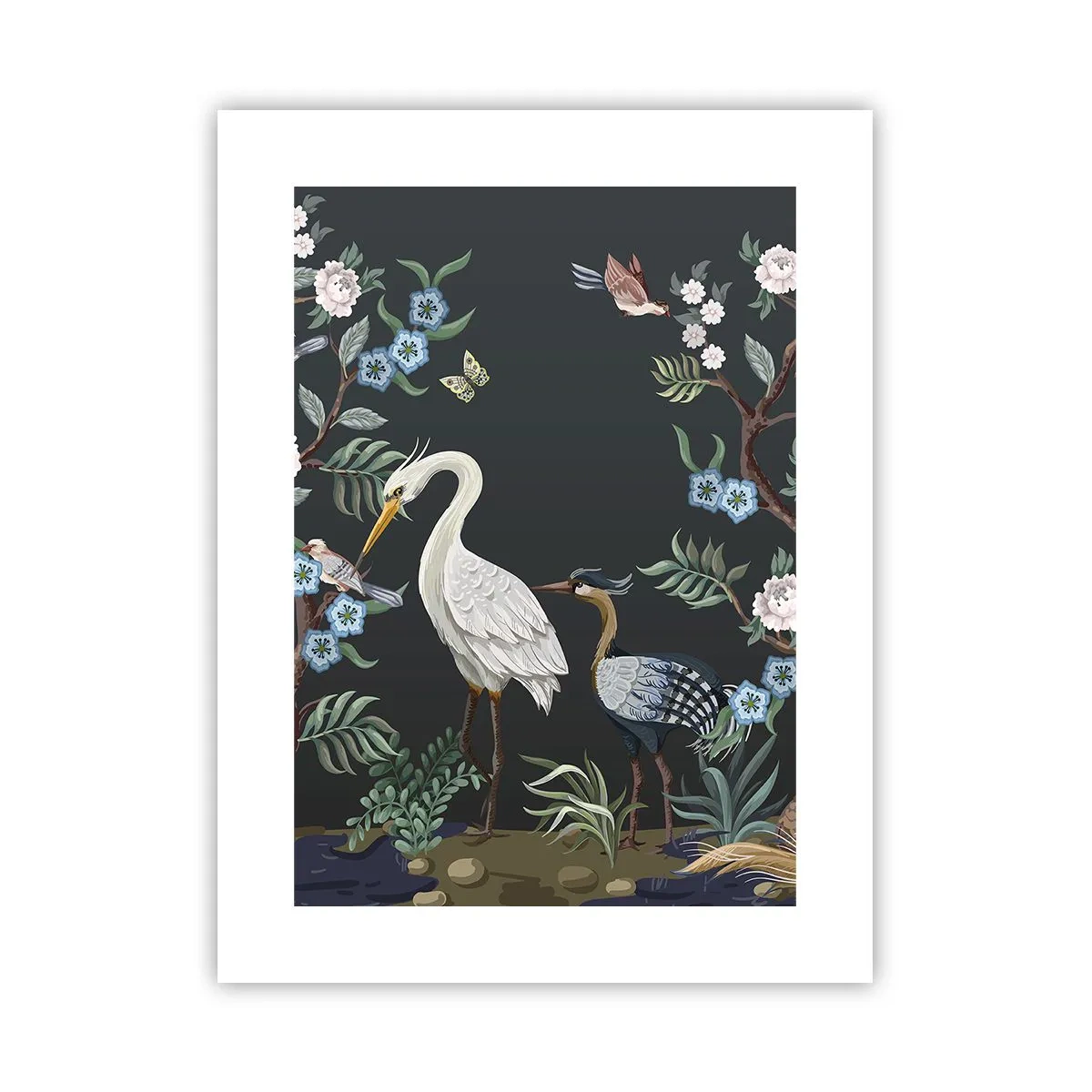 Plakat - Fugleparade - 30x40 cm