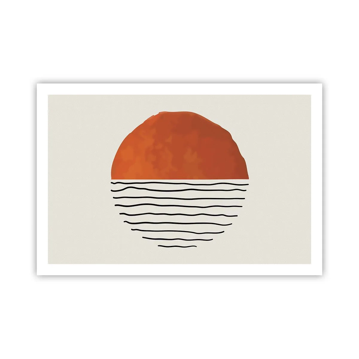 Plakat - I en japansk atmosfære - 91x61 cm