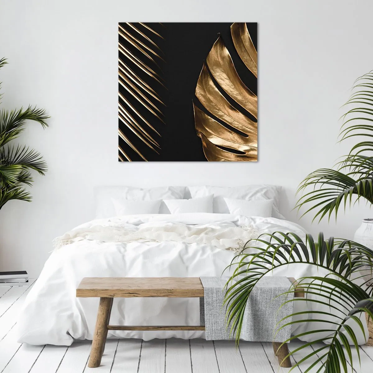 Lærredstryk - Billede på lærred - Forskellige, og lige dyre - 40x40 cm