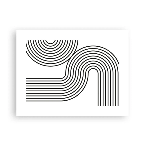 Plakat - På en kurve - 40x30 cm