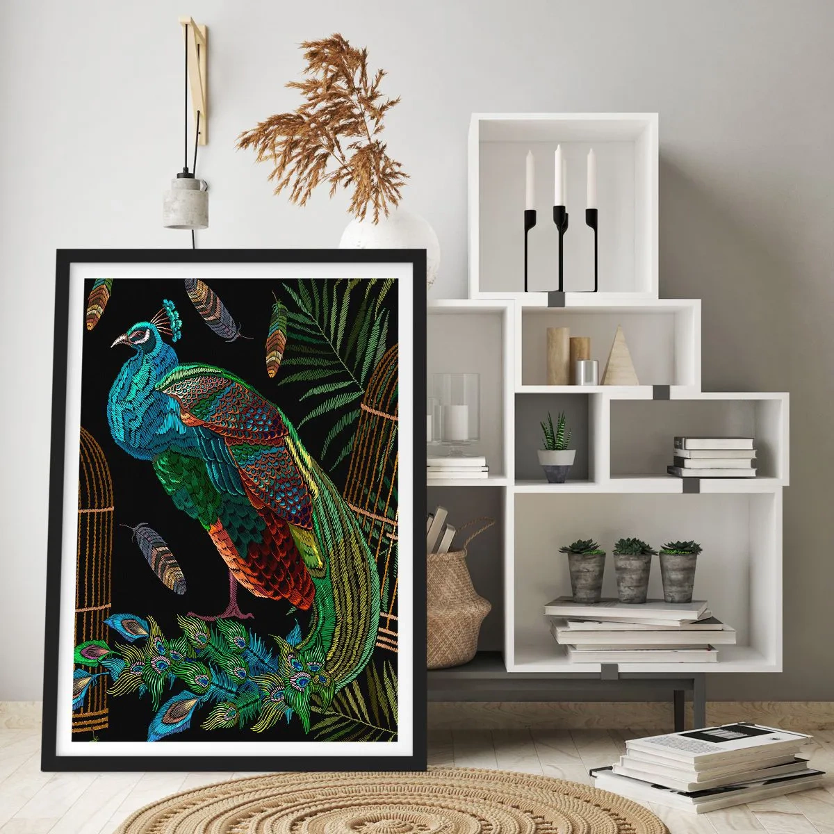 Plakat i sort ramme - I kongelige gevandter - 40x50 cm