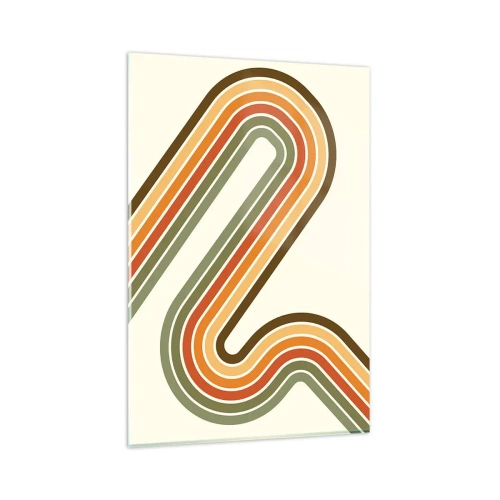 Billede på glas - Zigzag til destinationen - 80x120 cm