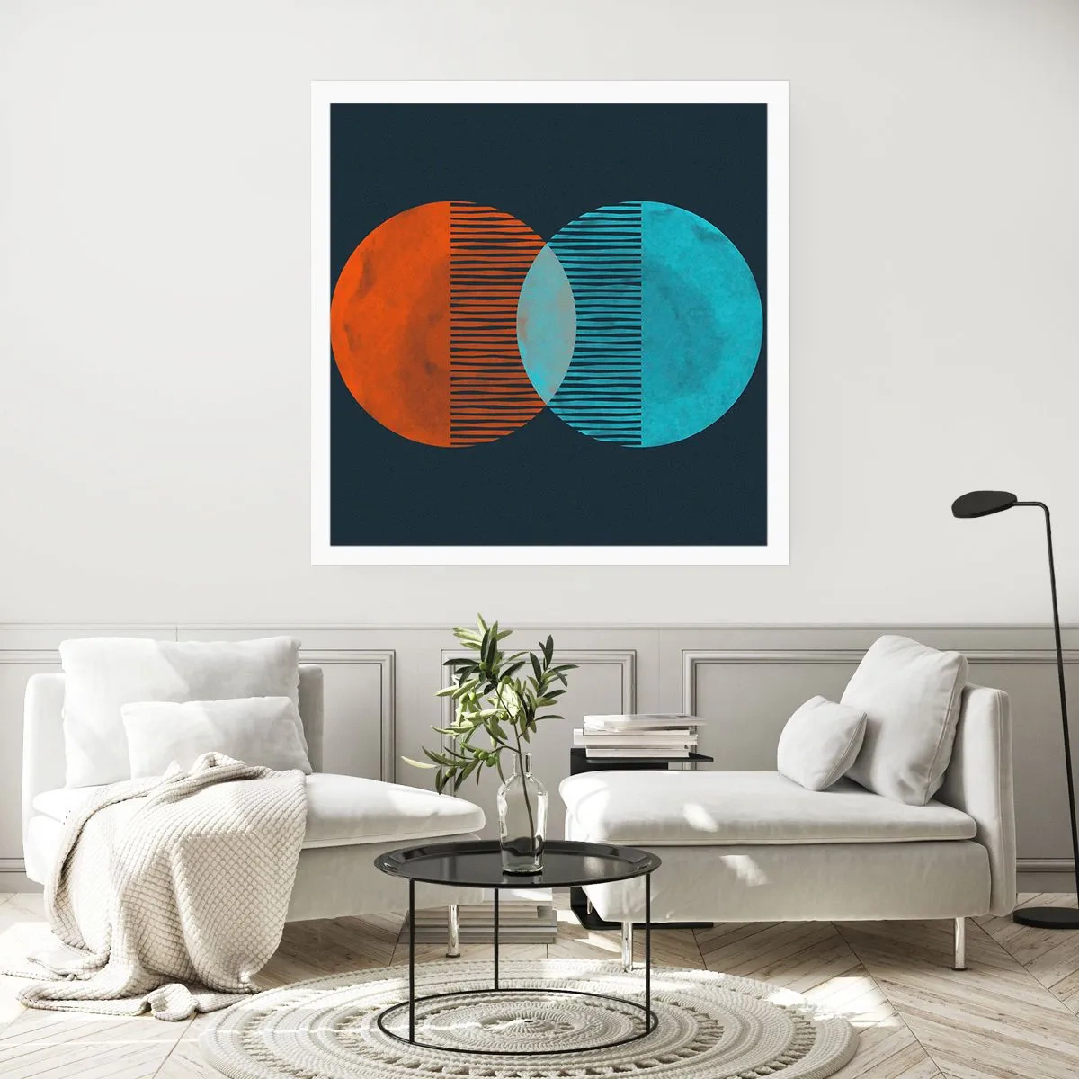 Plakat - Astronomisk fantasi - 40x40 cm