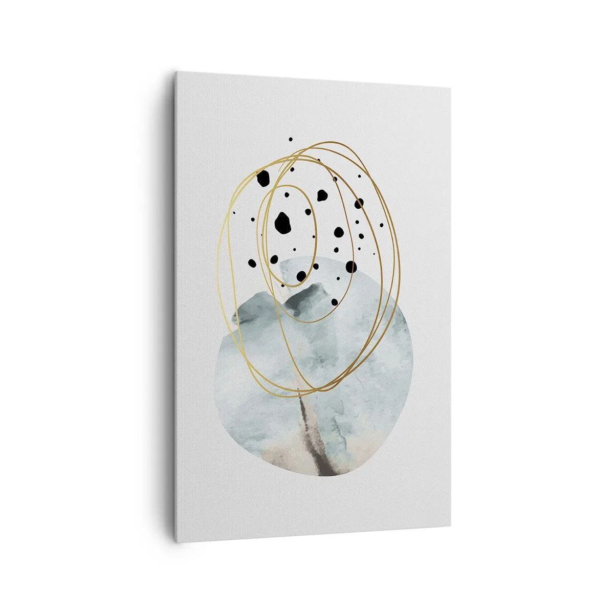 Lærredstryk - Billede på lærred - I rummets favntag - 80x120 cm