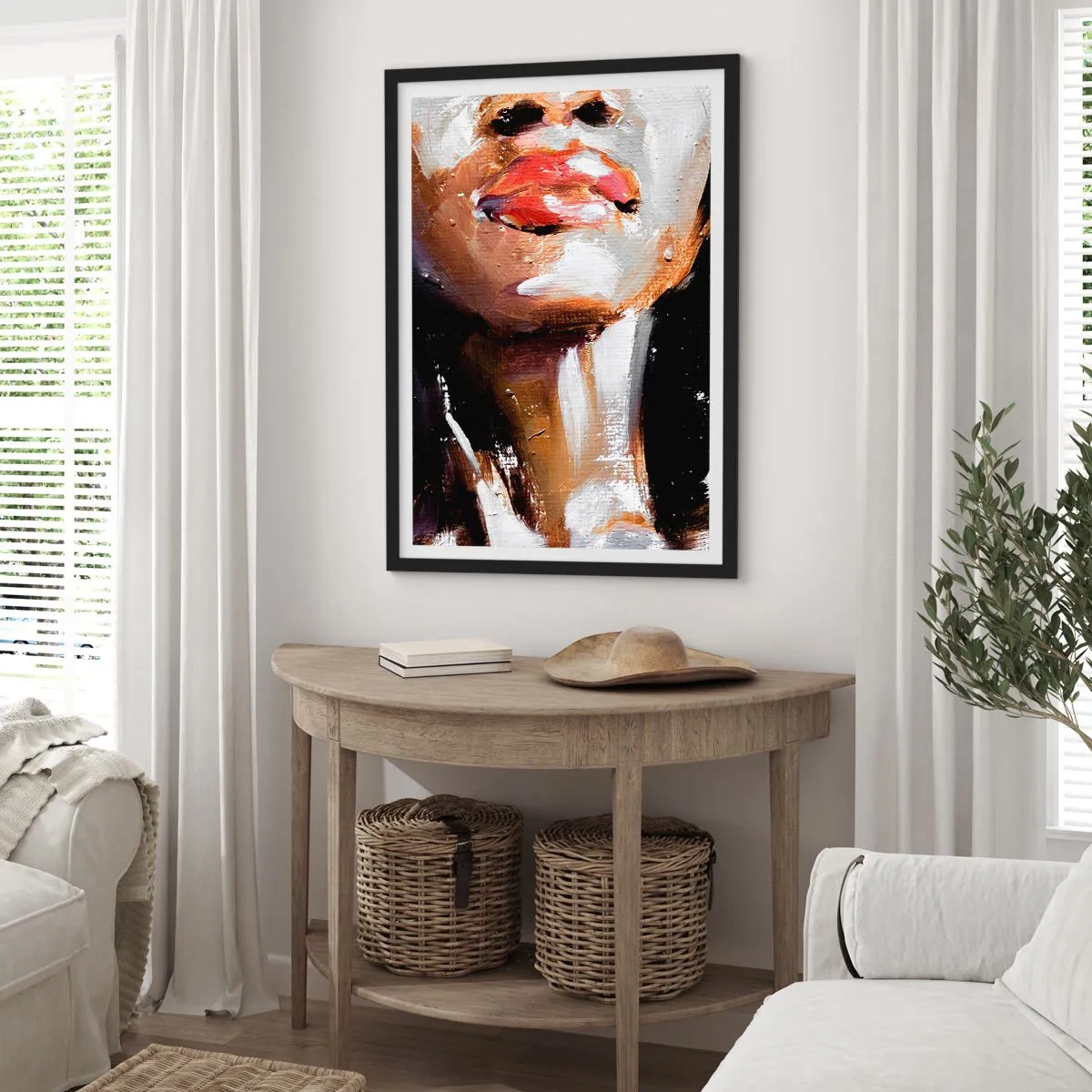 Plakat i sort ramme - Stolthed uden fordomme - 61x91 cm