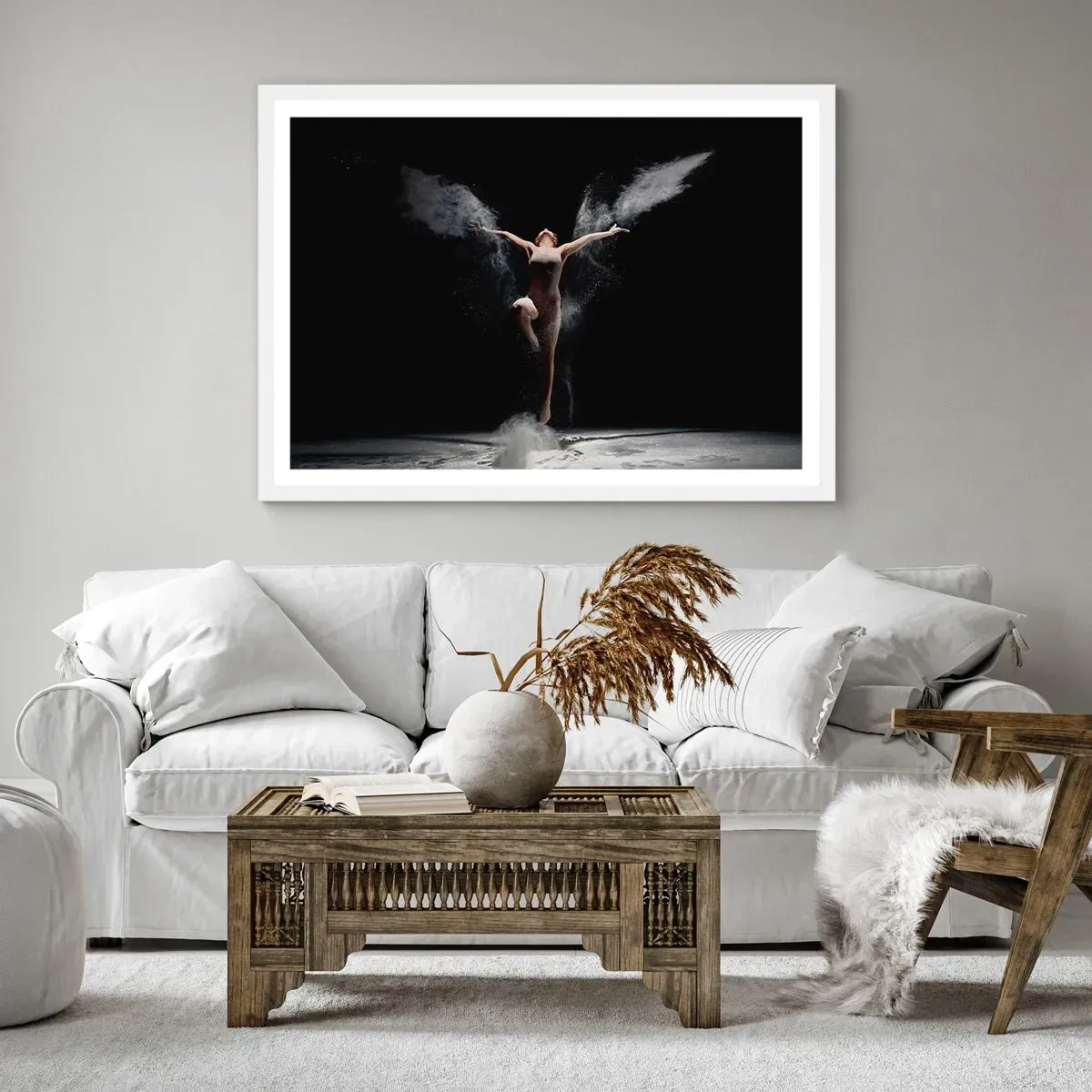 Plakat i hvid ramme - Elfer findes - 50x40 cm